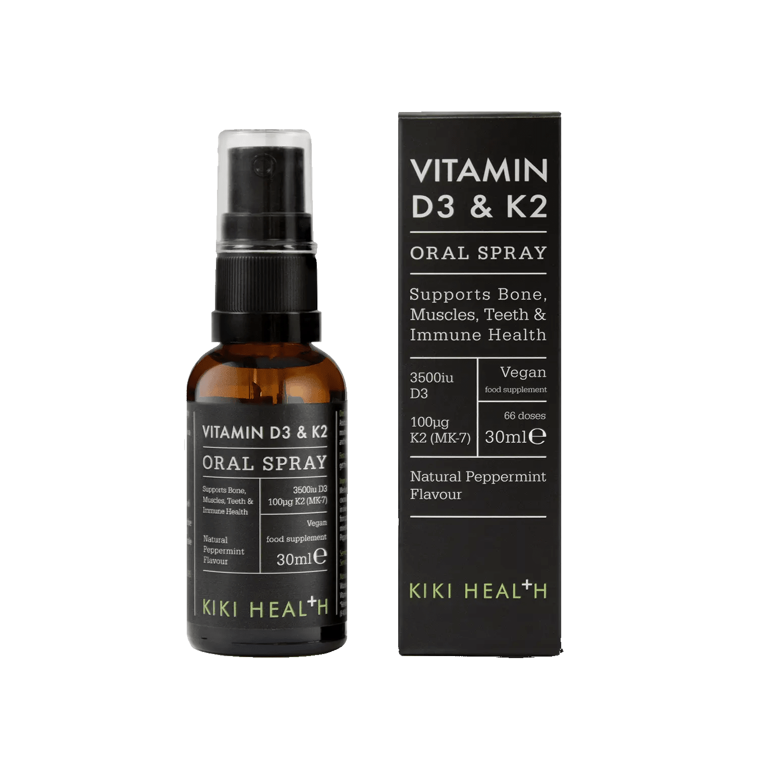 Vitamin D3 + K2 Oral Spray from KiKi Health | Available at Sow & Arrow