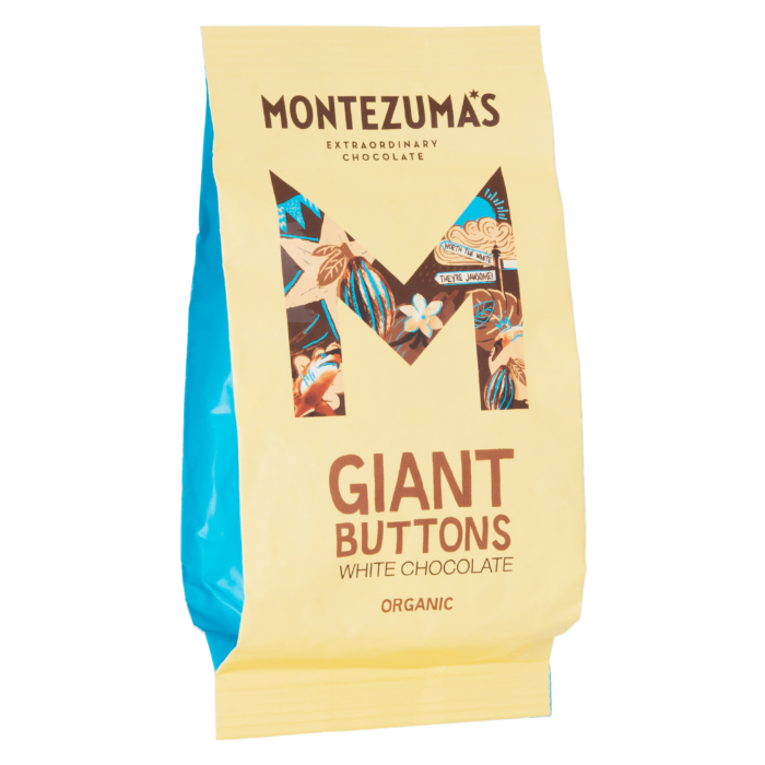 Organic White Chocolate Giant Buttons - 180g