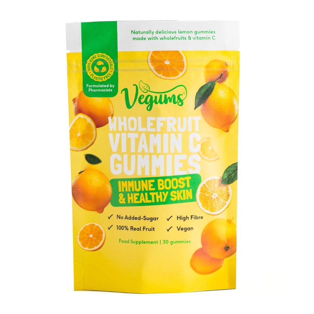 Wholefruit Vitamin C Gummies - 30 Gummies from Vegums | Available at Sow & Arrow