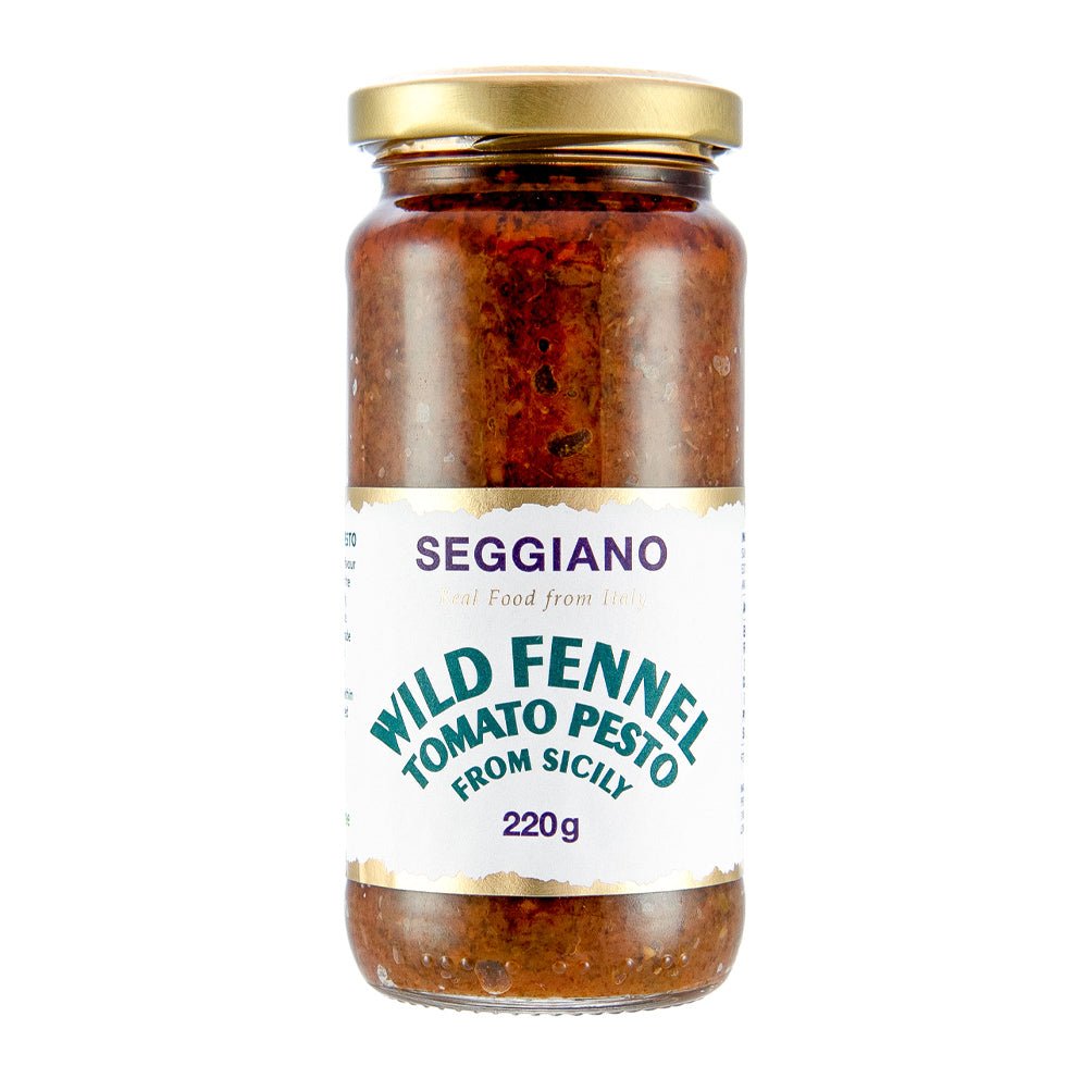 Wild Fennel Pesto (Vegan, 100% Olive Oil) from Seggiano | Available at Sow & Arrow