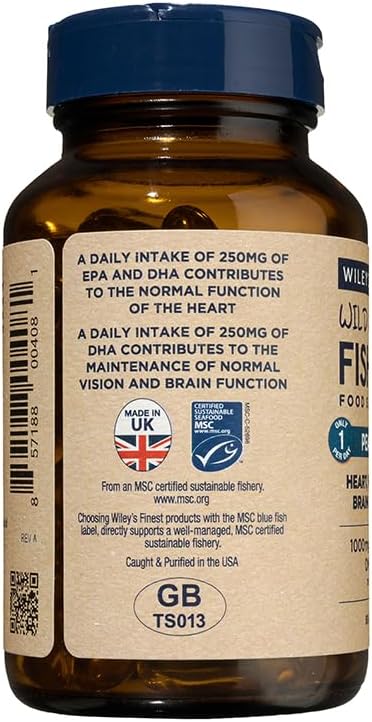 Wiley's Finest Peak EPA - 60 Capsules from Wiley's Finest | Available at Sow & Arrow