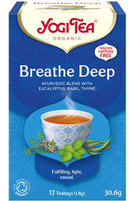 Deep Breathe YogiTea - Organic Eucalyptus, Basil & Thyme