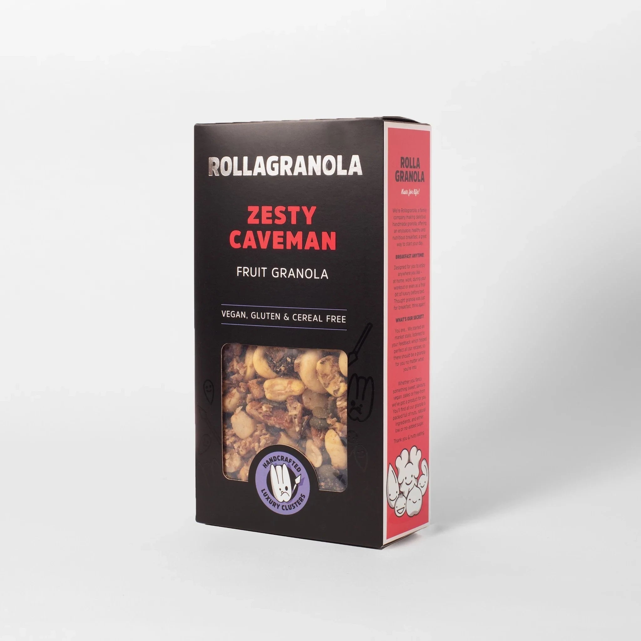 Zesty Caveman Grain - free Granola from Rollagranola | Available at Sow & Arrow