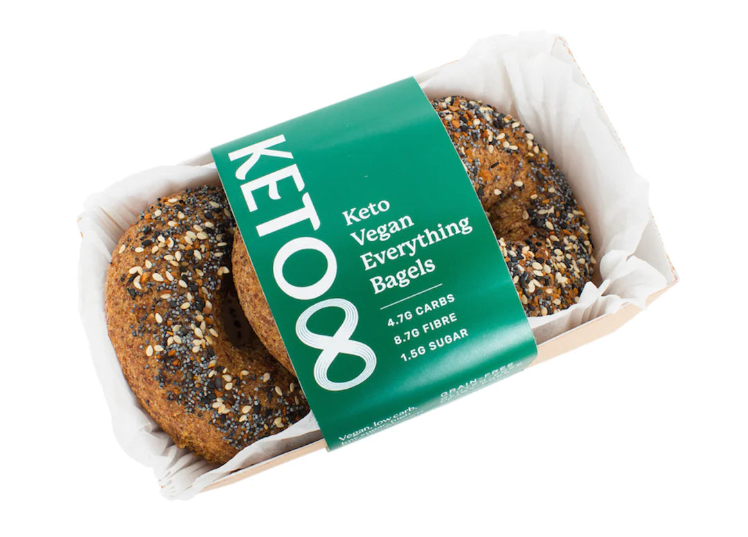 Keto8 Vegan Bagels - 3 Pack