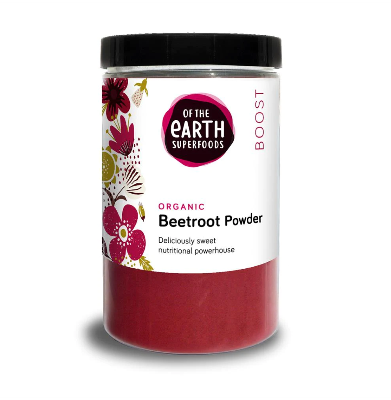 Organic Beetroot Powder 250g - BOOST -  Deliciously sweet nutritional powerhouse