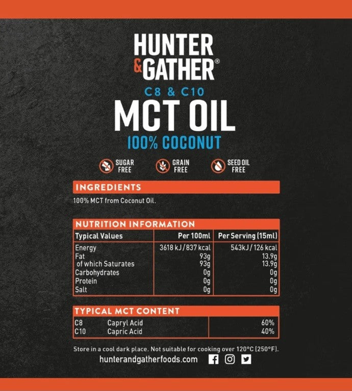 Organic MCT Oil- 500ml