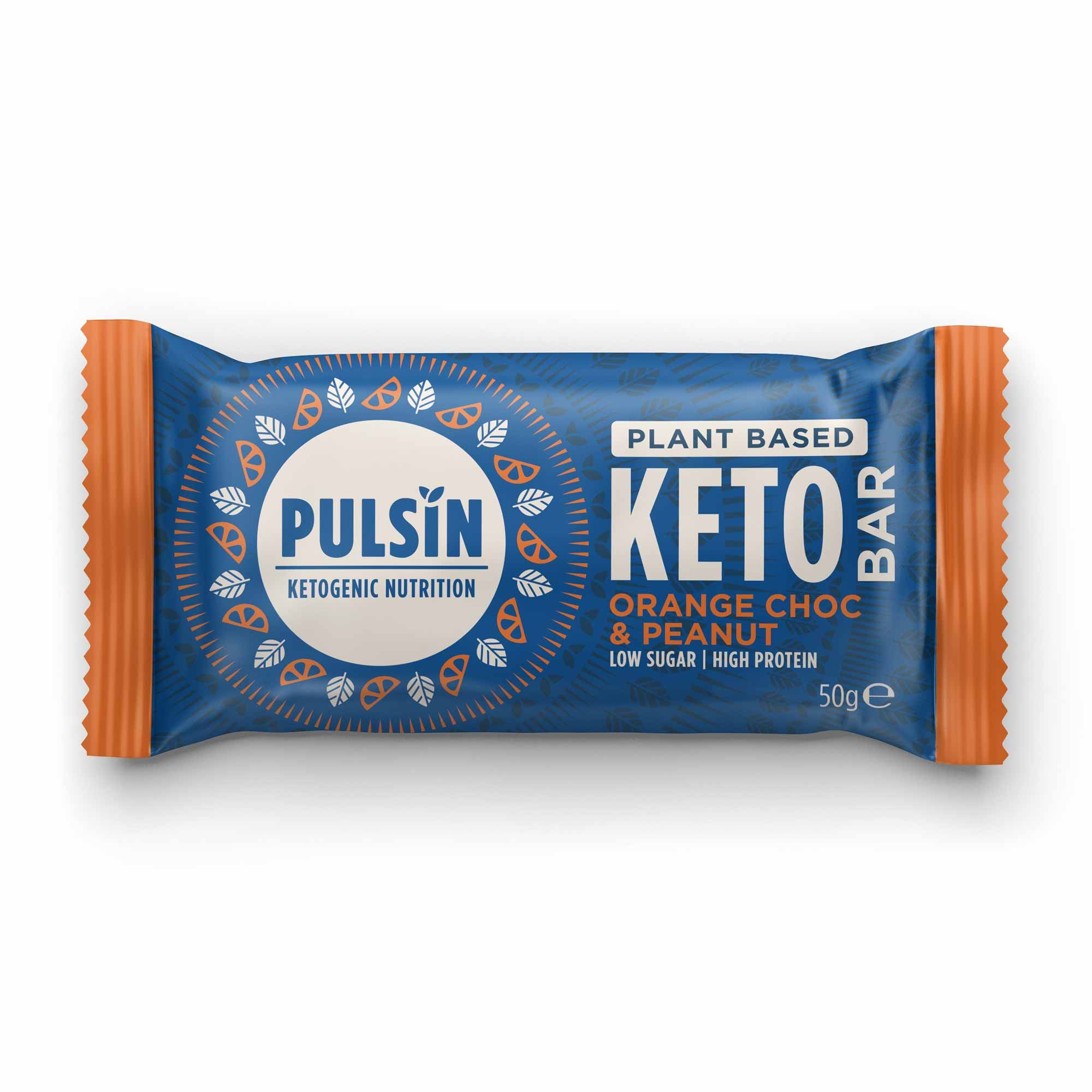 Pulsin Orange Choc and Peanut Keto Bar